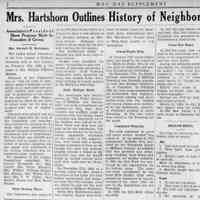          Item of Millburn & Short Hills, April 23, 1931
   