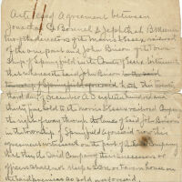          Brison: Articles of Agreement between John Brison & Morris & Essex Railroad, 1835 picture number 1
   