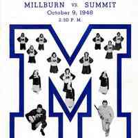 Football: Millburn vs. Summit Program, 1948