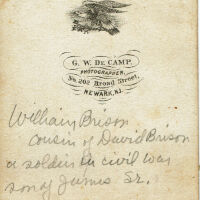          Brison: Carte de Visite of William or James Brison picture number 2
   