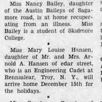          Item, December 10, 1943
   