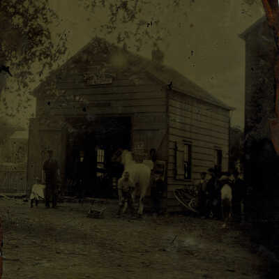 Tin type image