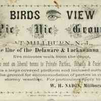 Nadin: Birds View Pic Nic Ground Card