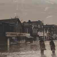 Fire Department: Photograph of flooded Millburn Avenue