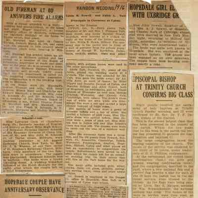 Wehrle Scrapbook: Roger Marshall, Schmidt Wedding, Newell Wedding