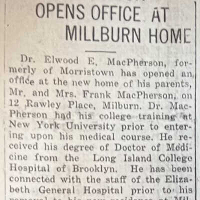 Macpherson: Office Opening Announcement