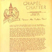 White Oak Ridge Chapel, Chapel Chatter Newsletter