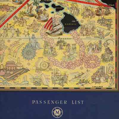 Hartshorn: Stewart & Ernestine Hartshorn's Honeymoon, Passenger List, 1947