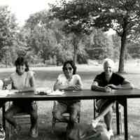          Merrill Ross (Right), ?(Center), Sharon Laverty (Left).
   