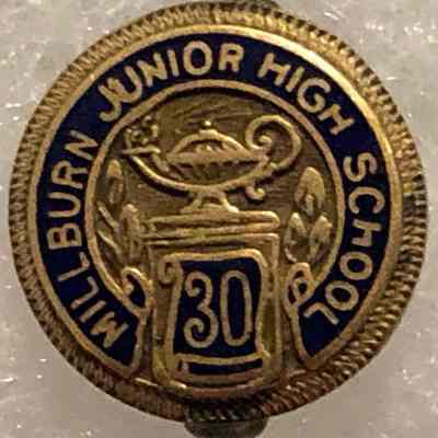 Millburn Junior High School: Class Pin, 1930