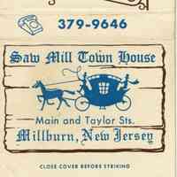 Saw Mill Town House Matchbox, 1960s