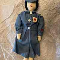 Red Cross: Doll in Blue Uniform