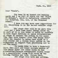          Millburn Art Center: Night in Bohemia Planning Materials, 1945 picture number 2
   