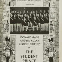 Student Prince, 1942 Paper Mill Playhouse Souvenir Program