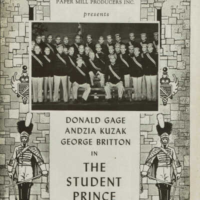 Student Prince, 1942 Paper Mill Playhouse Souvenir Program
