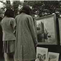         Millburn Art Center 1945 Scrapbook: Village Festival Art Exhibition, 1945 picture number 2
   