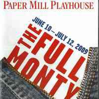 Paper Mill Playhouse Program: The Full Monty, 2009