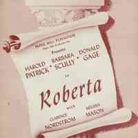 Paper Mill Playhouse Program: Roberta, 1945