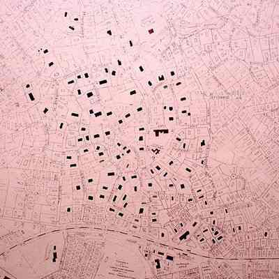 Map: Hartshorn Houses 1874-1922, 1977