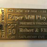 Paper Mill Playhouse Opening Night Keychain, 1982