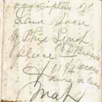          Brison: Documents and Map of Land Purchased by D. Brison from P. Lyndt picture number 2
   