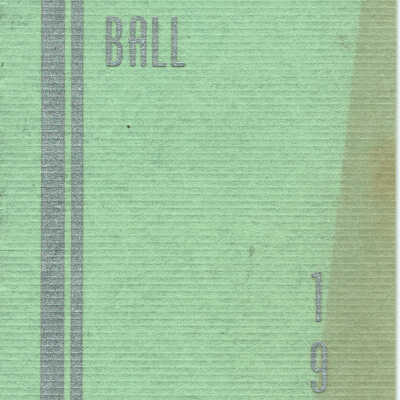 Millburn High School Senior Ball Program, 1958