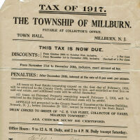          Mangold: Millburn Township Tax Bills, 1917-1947 picture number 3
   