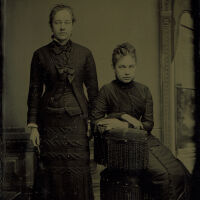 Brison: Emilie and Mary Elizabeth Benson, c. 1879