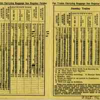          Lackawanna Railroad schedule between New York and Millburn, 1916 picture number 2
   