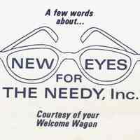 New Eyes For the Needy: Donation Envelope