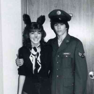 Halloween: Lisa Patuto and Mark Herzinger at Recreation Department Halloween Dance, 1982