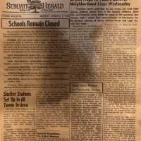 Summit Herald, Ice Storm Bulletin, January 5, 1948