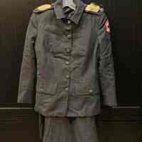 Red Cross: Grey Suit Uniform with Skirt