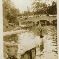 Taylor Park: Swim Meet, Mary Jane Dover Forward Dive, August 1930