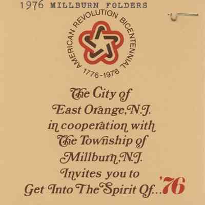 Bicentennial: East Orange Golf Course and Millburn Promotion, 1976