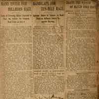 Flanagan Scrapbook: July 4 10-Mile Bicycle Race, page 16