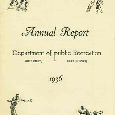 Recreation: Millburn Department of Recreation Pamphlets, 1930s-40s