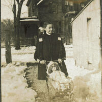          Marshall-Schmidt Album: Girl Pushing Doll in Carriage picture number 2
   