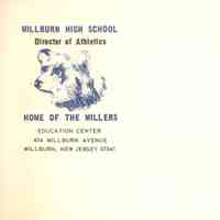 Millburn High School: Athletic Department Envelope, 1977