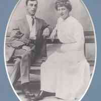          Elmer and Bertha Drasher. Photograph from Ancestry.com
   