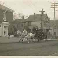 Fire Department: Horse-Drawn Firetruck on Millburn Avenue