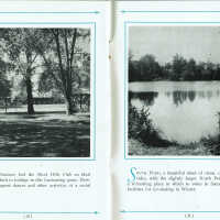          Interior Photos of Short Hills Club and South Pond, before Short Hills Club moved.
   