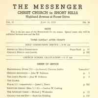 Christ Church: The Messenger, June 1959