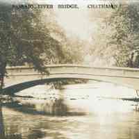          Chatham: Passaic River Bridge, 1912 picture number 1
   