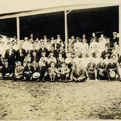 Board of Trade: Group Outing-Possibly the Millburn Board of Trade at the NJ Shore, 1920s
