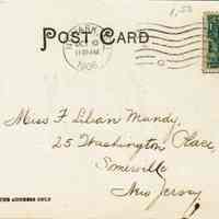          Brookside Drive: Brookside Drive with House, Millburn, 1906 picture number 2
   