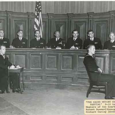 Paper Mill Playhouse Press Photo: Caine Mutiny Court Martial, 1955