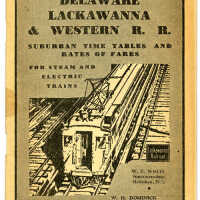 1946 Delaware Lackawanna & Western Train Schedule