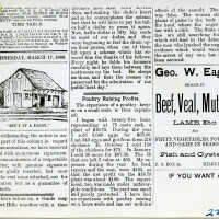 Excerpt from "The Budget" with Millburn Station Sketch, March 17, 1886