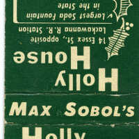 Holly House Matchbook